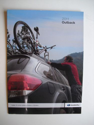 2011 subaru outbook automotive brochure  30+ large format  pages