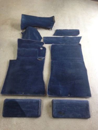 86 - 91 mercedes benz w126 front carpet set blue