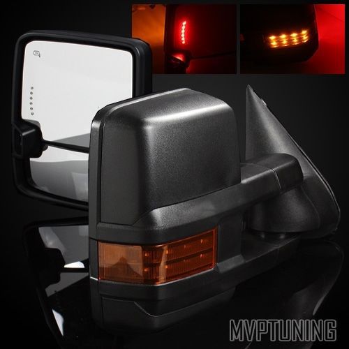 For 99-02 silverado power/heated towing side mirrors turn signal/clearance light