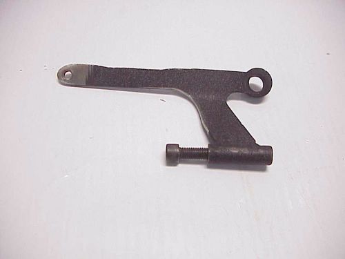 Holley carburetor throttle stop bracket from a championship nascar team