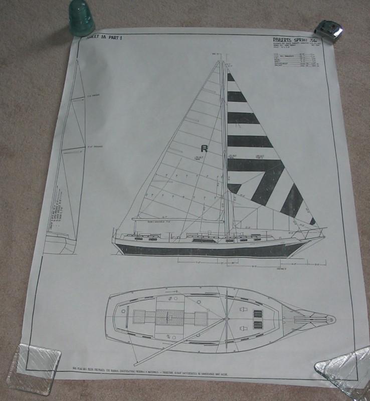 Bruce roberts spray 36' sailboat plans            