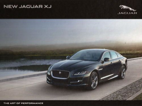 2016 jaguar xj hardcover brochure ((small shipping dents =you save$$$))