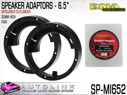 Dna speaker adaptors suit mitsubishi outlander 6.5&#034; round 10mm high (pair)