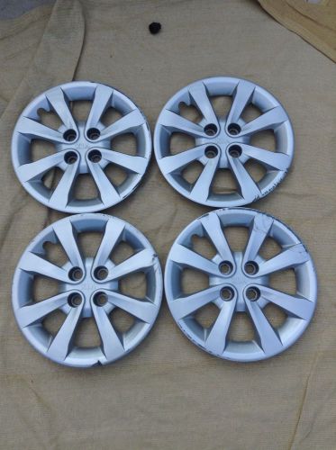 Set of 4 oem 2012-2016 kia rio 15&#034; wheel covers hubcaps