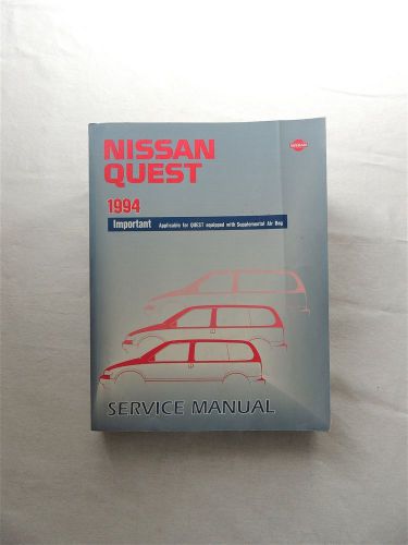 1994 nissan quest oem factory service repair manual