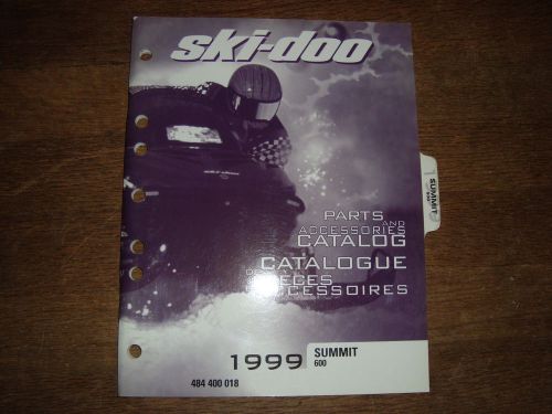 Ski doo summit 600 parts catalog 1999 484-400-018 484400018