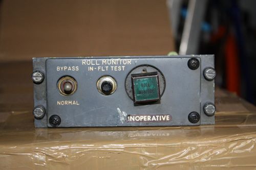 Boeing 727 roll monitor