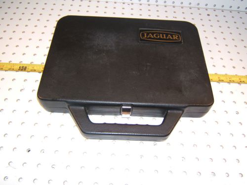 Jaguar xjs 1979 black plastic jaguar empty tool oem 1 box with jaguar logo,empty