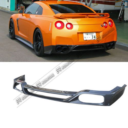 A++ zelee rear trunk bumper diffuser lip for nissan r35 gtr gt-r carbon fiber