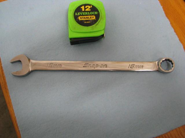 Snap on tools 16 mm combination wrench oexm160b