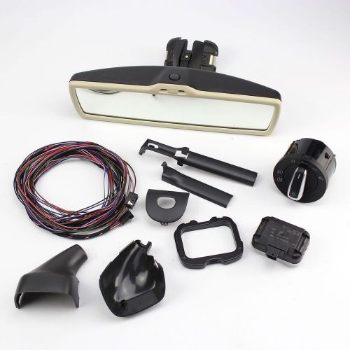 Oem auto headlight switch windshield rain sensor anti-glare rear view mirror kit