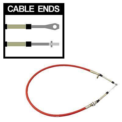 B&m 80831 shifter cable 3 ft. length eyelet/threaded ends red each