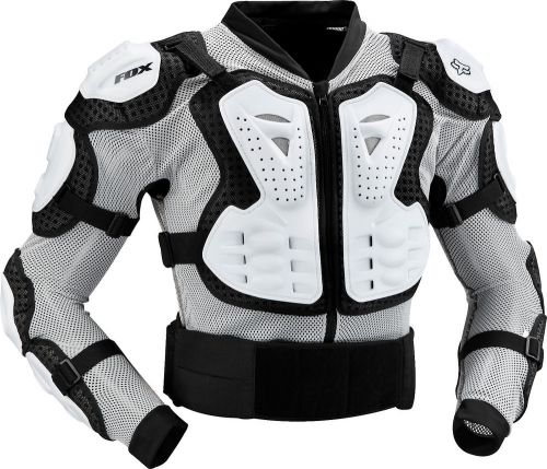 New fox racing titan sport motocross mx dirtbike offroad jacket white all sizes