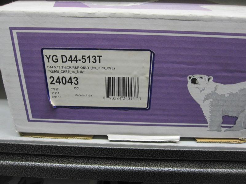 New in the box yukon gear dana 44 5:13 thick cut ring & pinion set