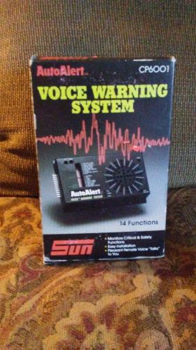Autoalert sun voice warning system cp6001 vintage