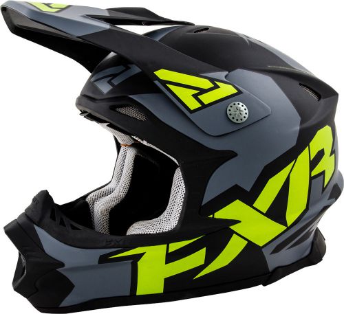 Fxr blade mountain helmet charcoal/green-matte
