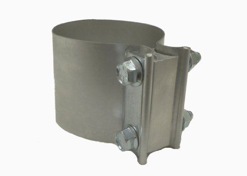 Smartparts 120225 2.25&#034; butt joint aluminized steel exhaust clamp with i block