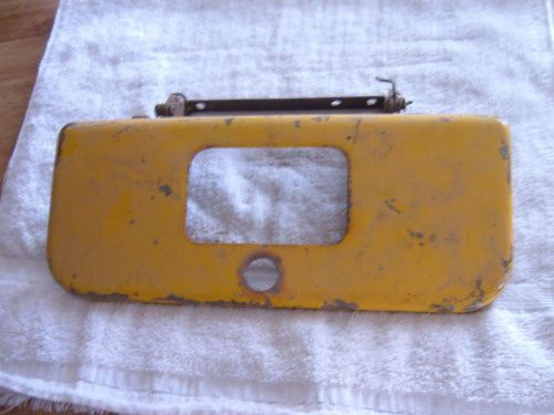 1938 chevrolet yellow glove box door very good used