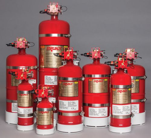 Fireboy cg20550227 automatic discharge fire extinguisher system 550 cubic feet