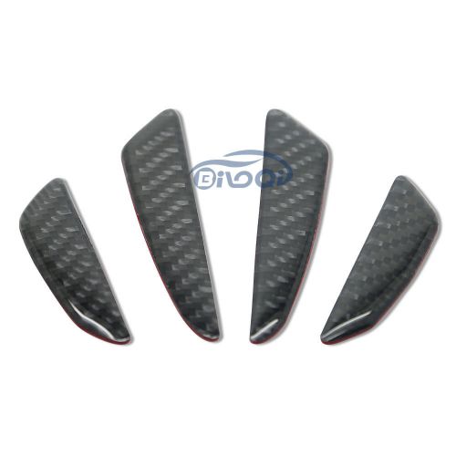Auto carbon fiber car side door edge protection guard trim sticker for toyota