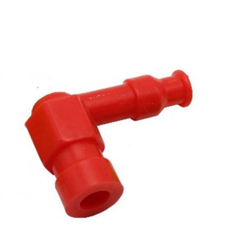 Replacement red silicone motorcycle spark plug cover cap