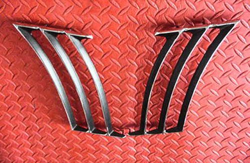 1969 camaro quarter panel emblem louvers reproduction quarter trim gills w446a