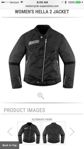 New women&#039;s icon hella2 jacket, black, size 2xl