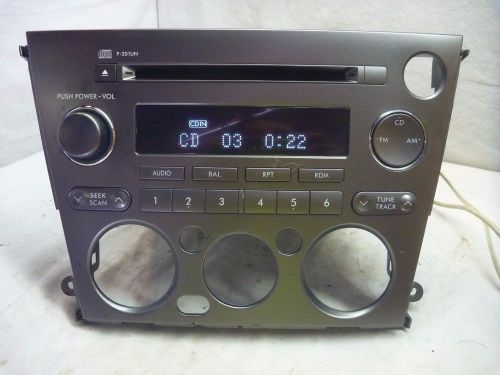 2005 2006 subaru legacy radio cd player 86201ag64a p-201un c34788