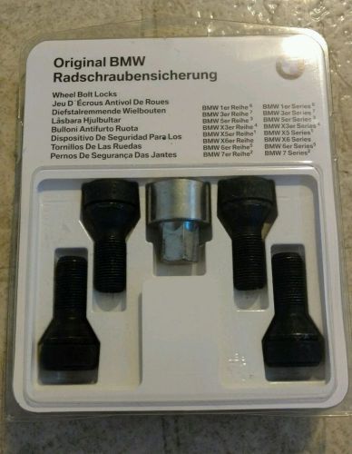 Original bmw wheel bolt locks 2.0 litre 2013 x3