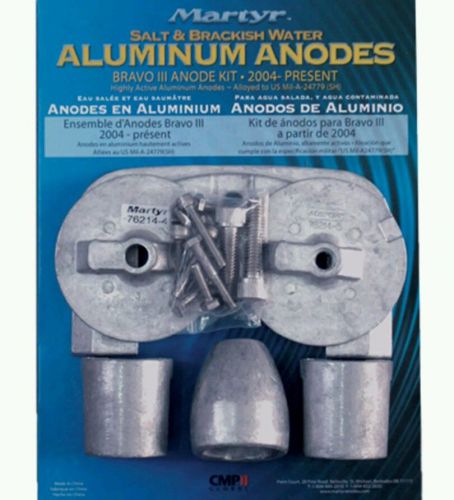 Canada metal martyr aluminum anode kit mercruiser bravo 3 2004+ i/o cmbravo3kita