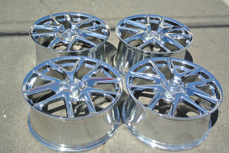 19" lexus gsf replica new chrome wheels gs 400 430 is350 gs430 gs460  chrome 4 