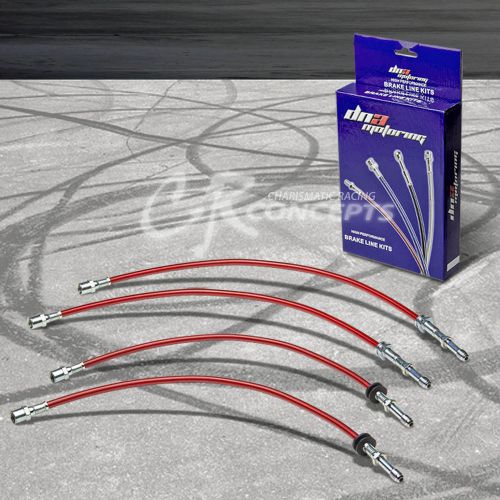 High performance stainless steel braided brake line/cable for bmw e46 3-series r
