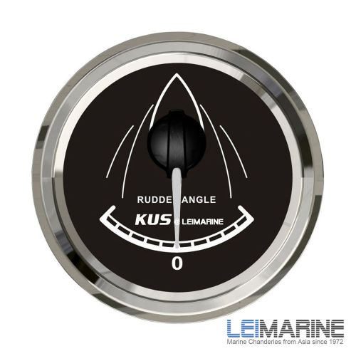 Kus stainless steel rudder angle indicator gauge dc 12v/24v marine new
