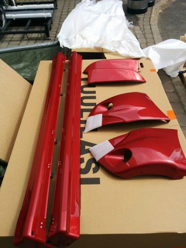 Mz576468ex, mz575929ex, mz575394ex, mitsubishi outlander airdam kit, red color