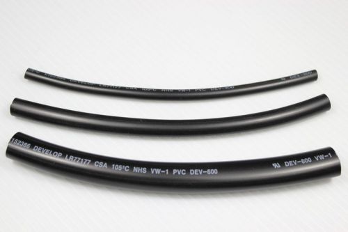 Pvc tubing wire conduit 7/16 inch black 9.8 ft roll harness wiring loom