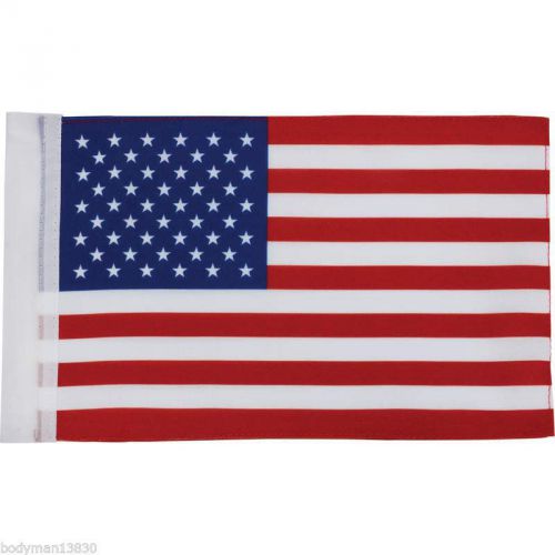 Motorcycle flagpole replacement american flags - usa - 6 pack - 6&#034; x 9&#034;