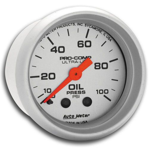 Autometer 4321 ultra-lite mechanical oil pressure gauge