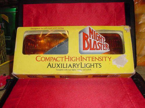 Optronics night blaster auxiliary lights set - new old stock mib