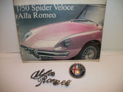 1750 spider dealer booklet 1969