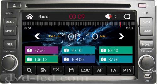 Car stereo dvd gps navigation headunits radio for kia cerato carnival sportage