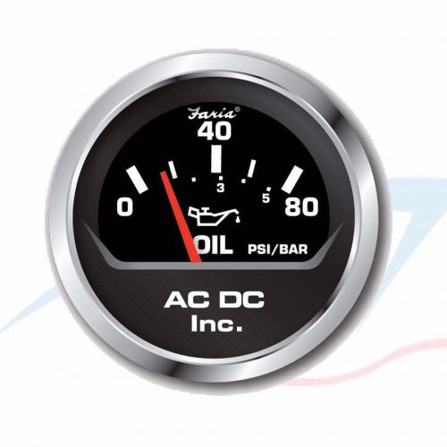 Black pressure gauge 80 psi electric gauge, american standard 240-33 ohms