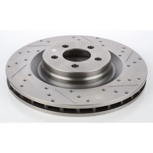 Jegs performance products 632211 hp drilled &amp; slotted brake rotor
