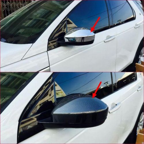 For land rover discovery sport 2015-16 side door rearview mirror cover trim 2pcs