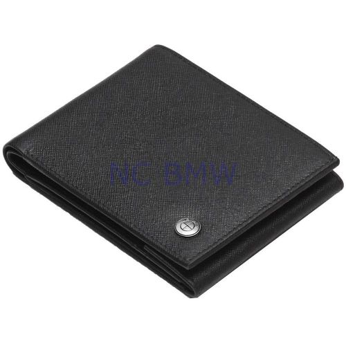 Bmw genuine life style slim basic men leather wallet