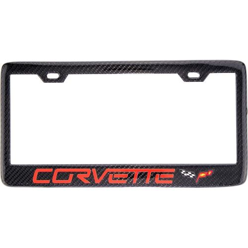 Handmade carbon fiber c7 c6 z06 z07 corvette license plate frame c5 z51 stingray