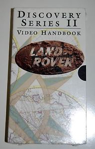 1999 land rover discovery series ii video handbook