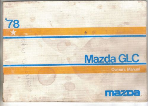 1978 mazda glc owner&#039;s manual