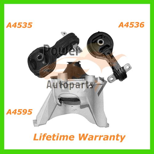 Engine motor mounts set kit for 07/11 honda cr-v 2.4l