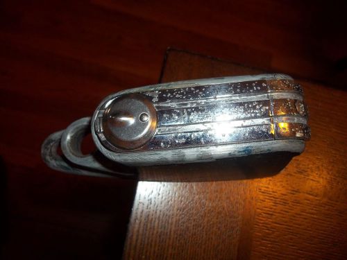 1940 desoto trunk lock and licence plate light.