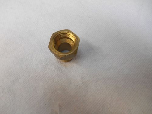 New mechanical water temp gauge special adapter fitting 1/4&#034; npt to 5/8&#034;-18 unf